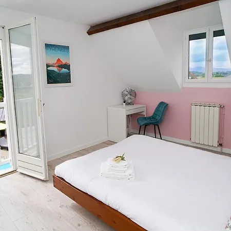 Hébergement de vacances Maison Des Pics 10-12 Pers - Piscine - Vue Benejacq