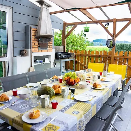 Maison Des Pics 10-12 Pers - Piscine - Vue * Benejacq